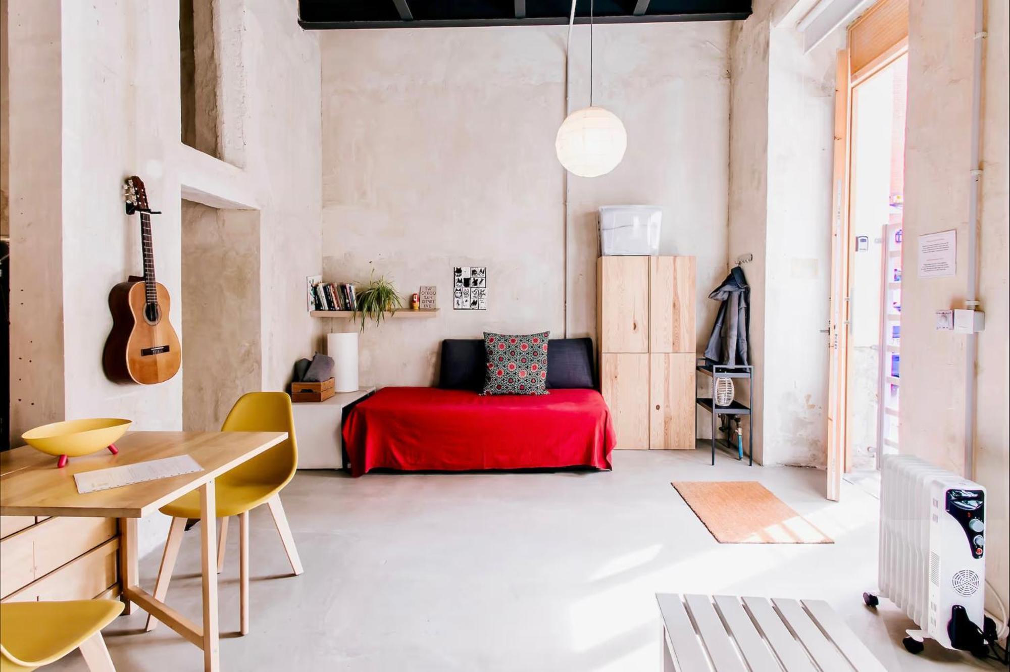 Estudio Loft en el centro de Madrid Exterior foto